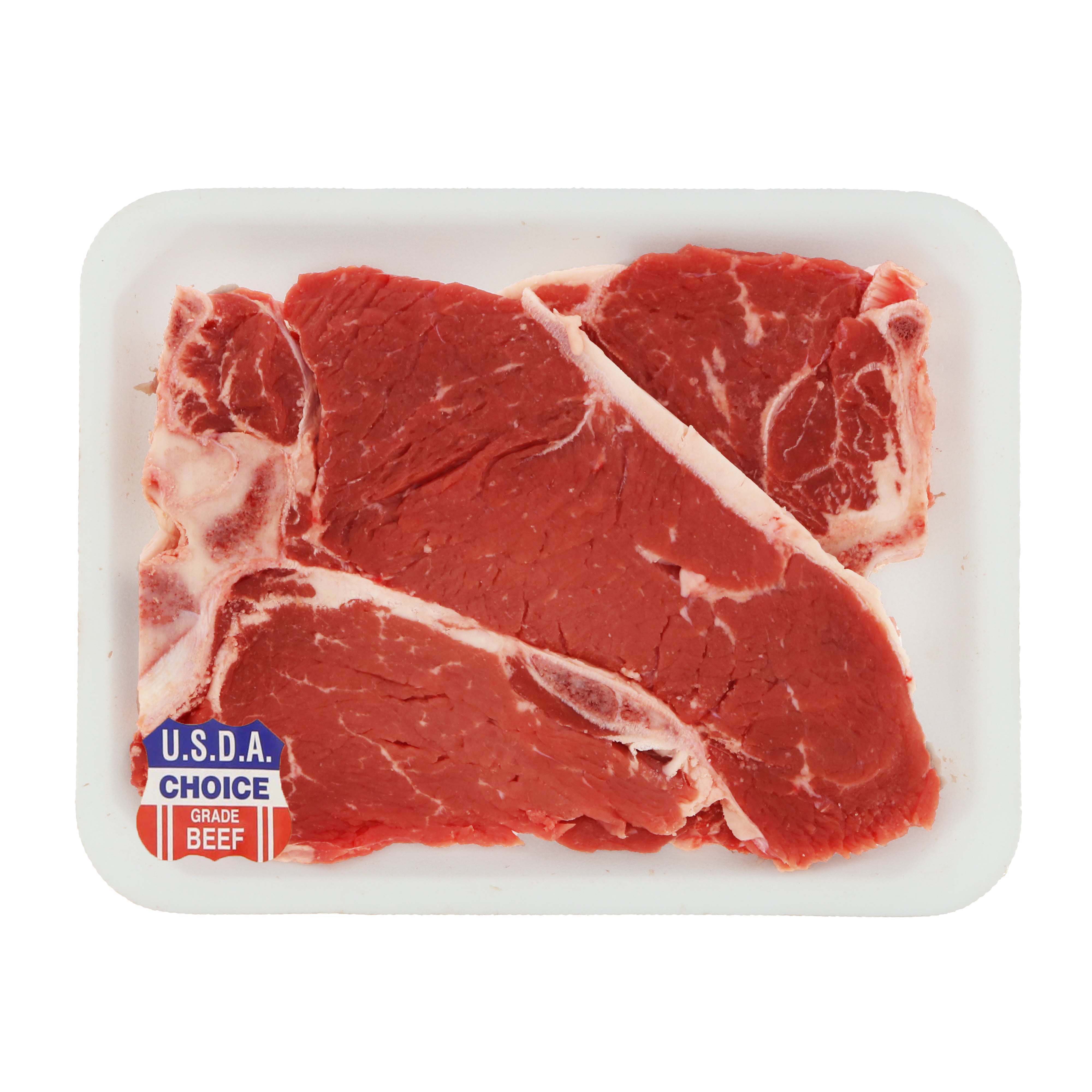 HEB Beef Loin Tbone Steak Thin, USDA Choice Shop Beef at HEB