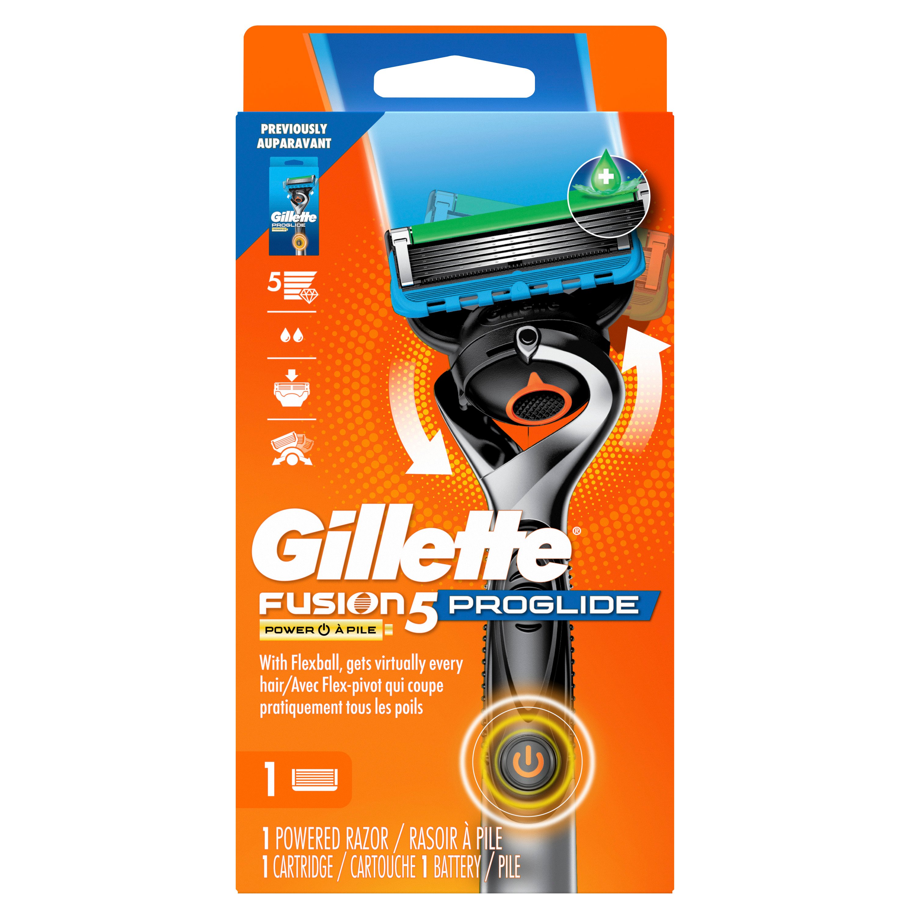 Gillette ProGlide Power Razor + 1 Blade Refill - Shop Razors