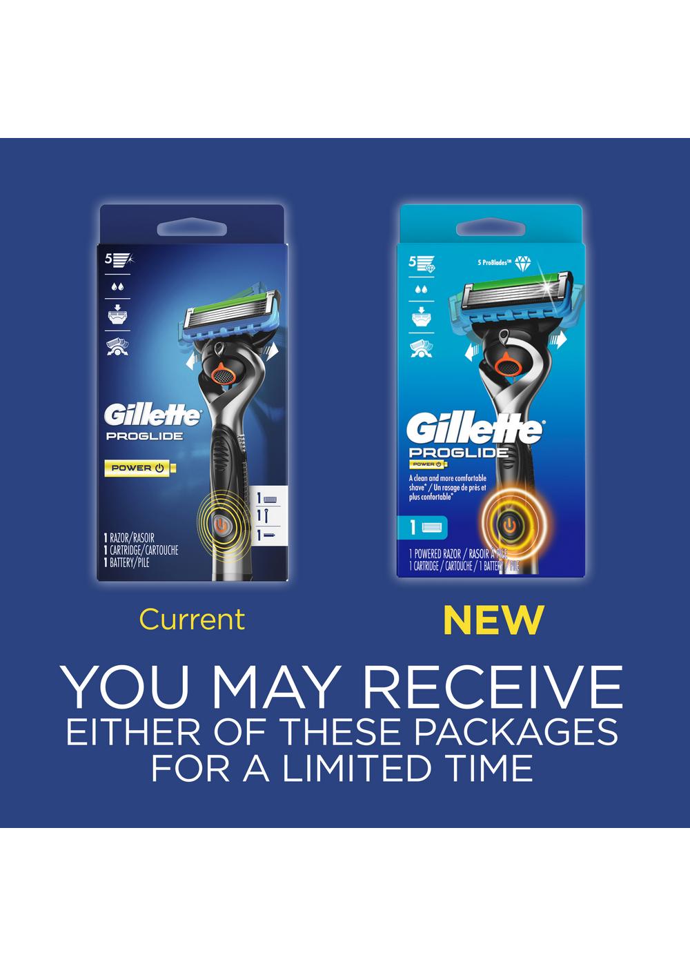 Gillette ProGlide Power Razor + 1 Blade Refill; image 8 of 9