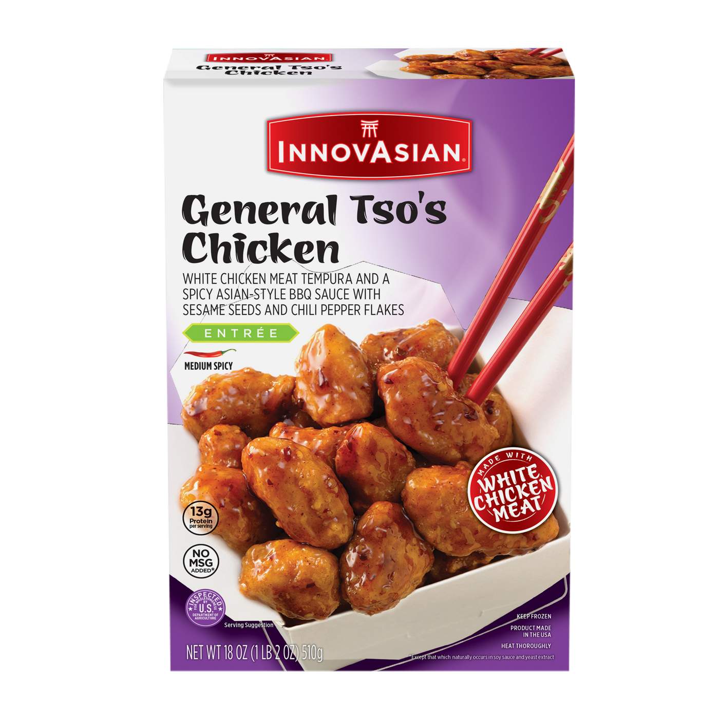 InnovAsian Frozen General Tso's Chicken; image 1 of 5