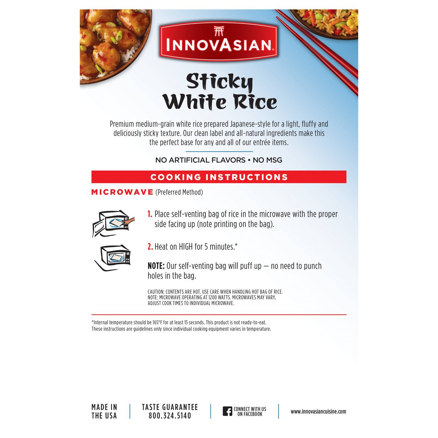 InnovAsian Frozen Sticky White Rice; image 3 of 4