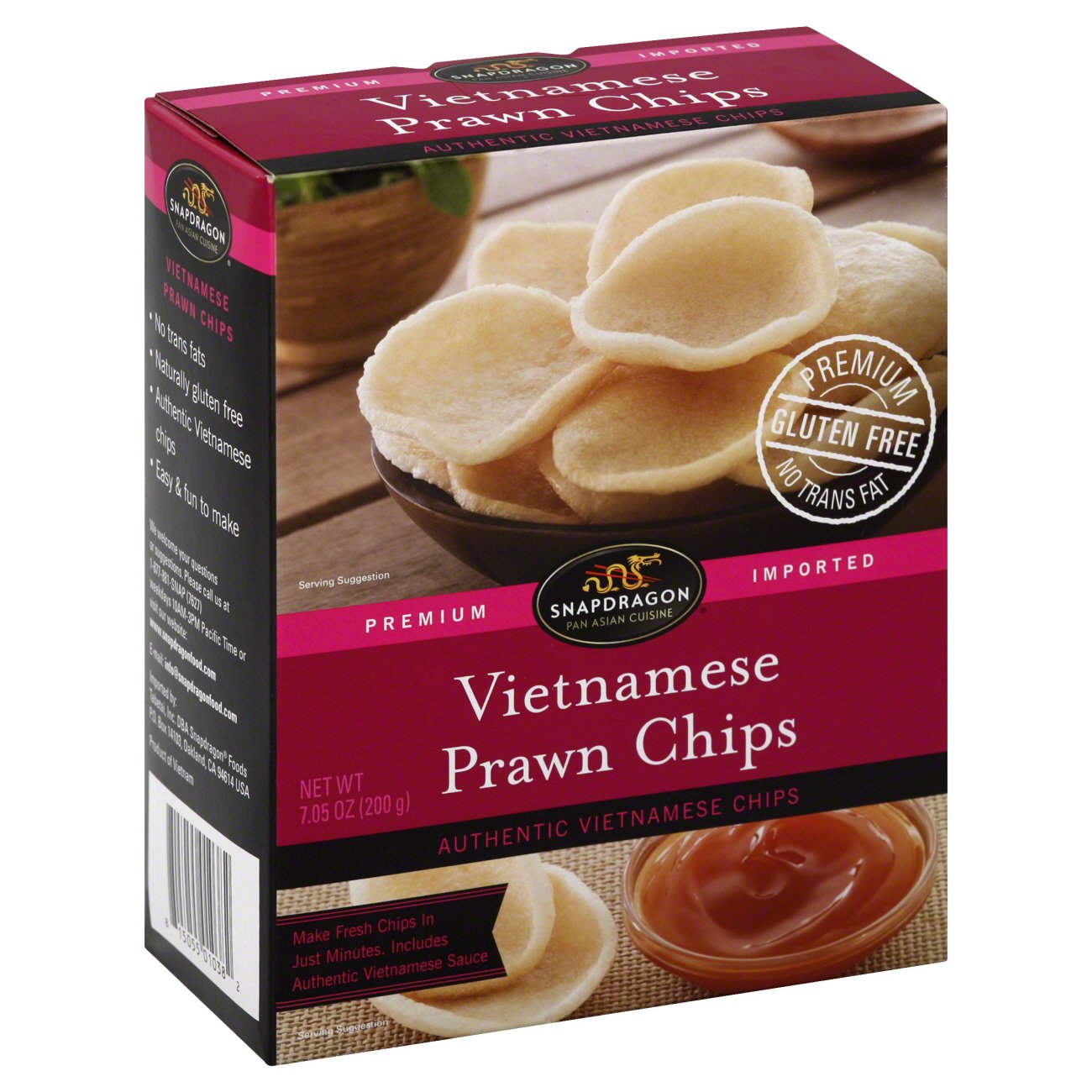 Snapdragon Vietnamese Prawn Chips Shop Chips at HEB