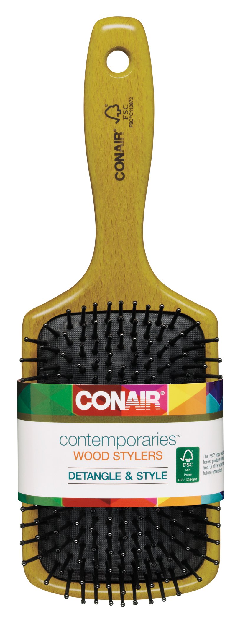 Conair wooden paddle brush hotsell