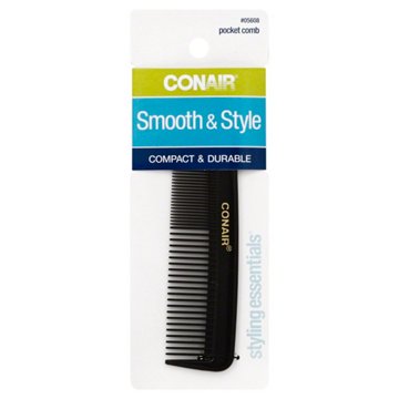 Conair Classic Design  Style & Smooth Pocket Comb, EACH