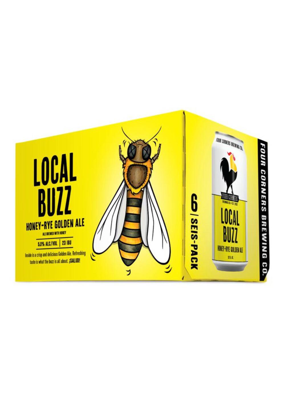 Four Corners Local Buzz Golden Ale Craft Beer 6 pk Cans; image 3 of 4