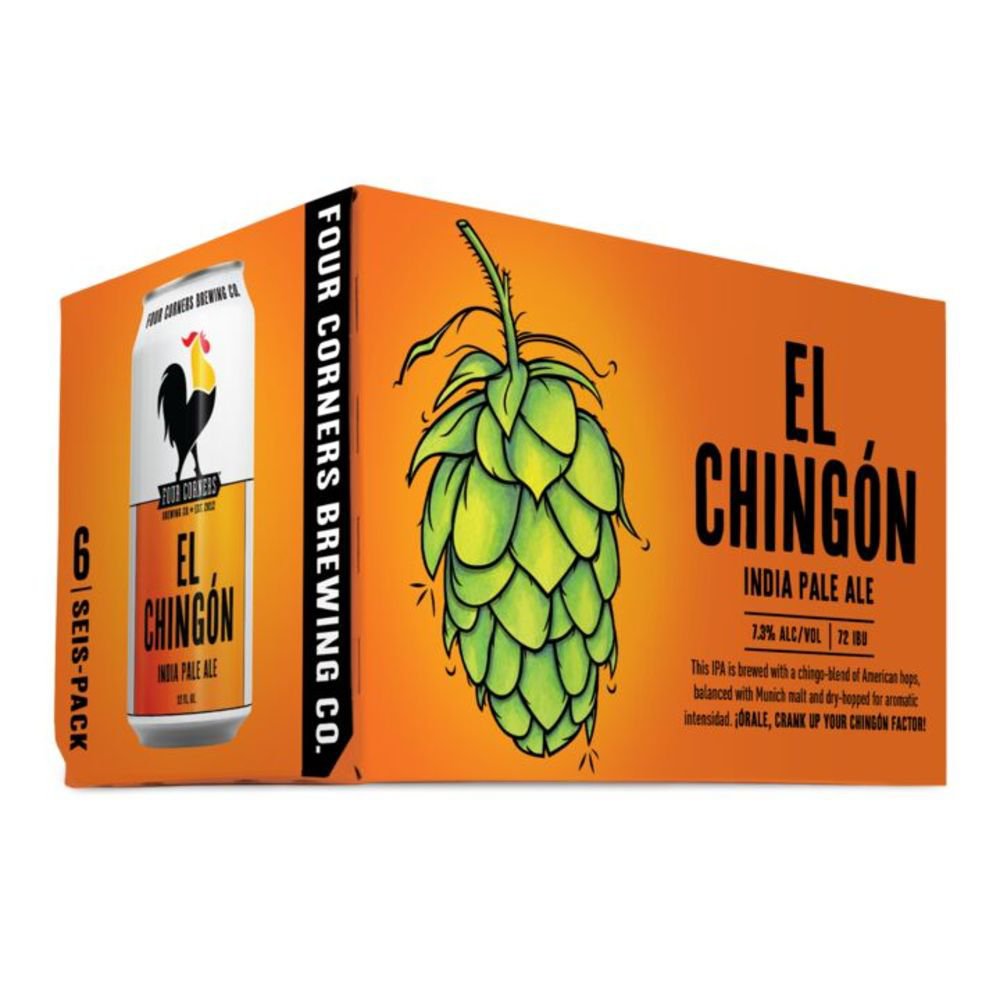 Four Corners El Chingón IPA Beer 6 pk Cans Shop Beer at HEB
