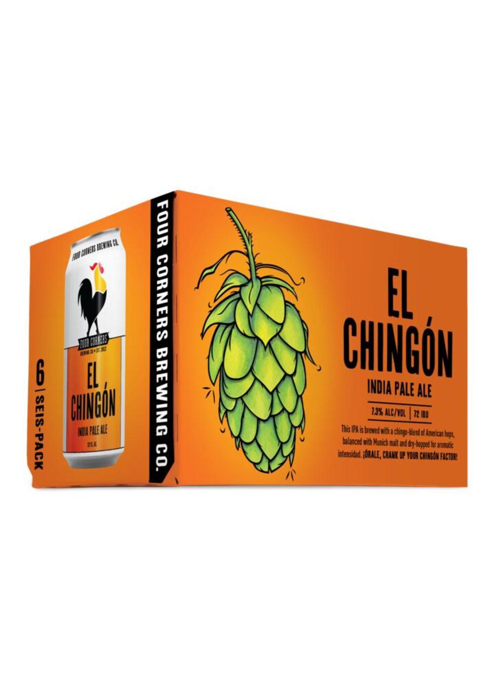 Four Corners El Chingón IPA Beer 6 pk Cans; image 1 of 4