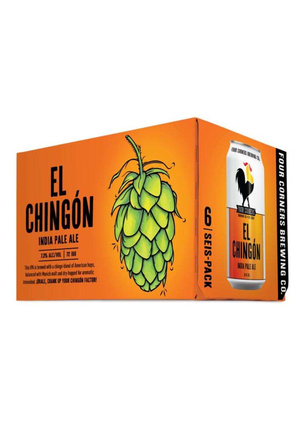 Four Corners El Chingón IPA Beer 6 pk Cans; image 3 of 4