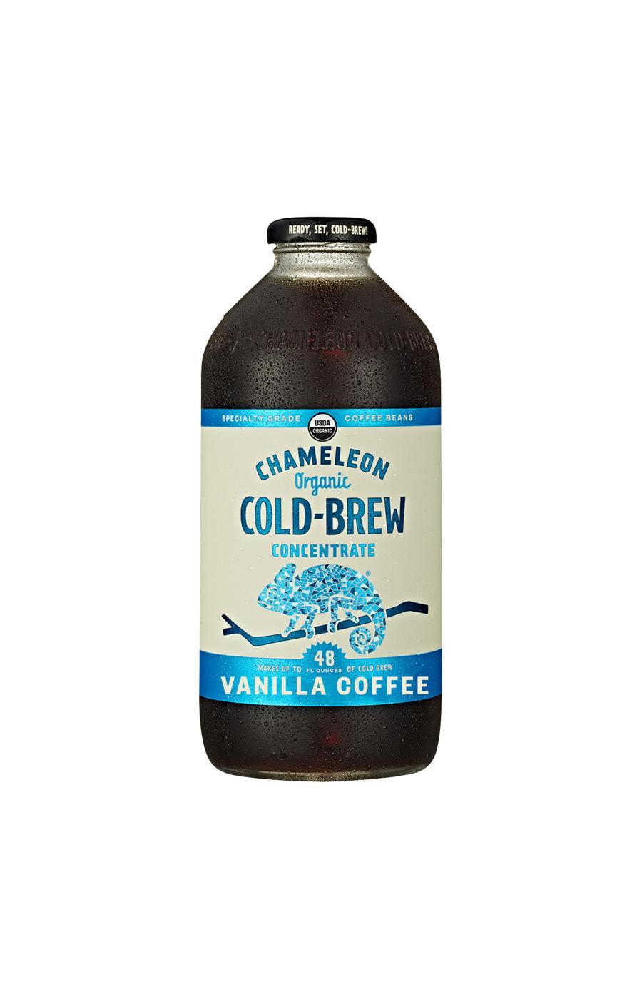 Chameleon Organic Vanilla Flavored Cold Brew Coffee Concentrate; image 1 of 8