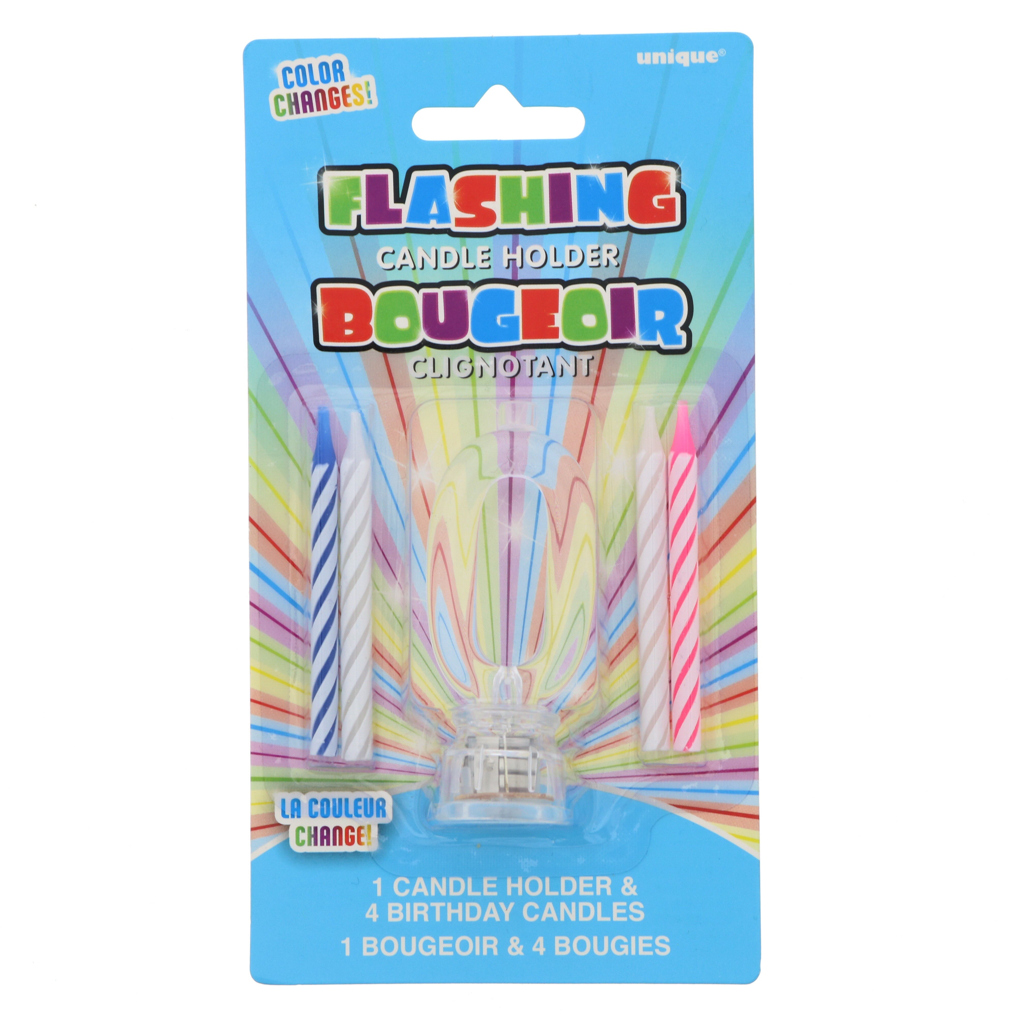 Unique Flashing Candle Holder With Birthday Candle, 0 Shop Birthday