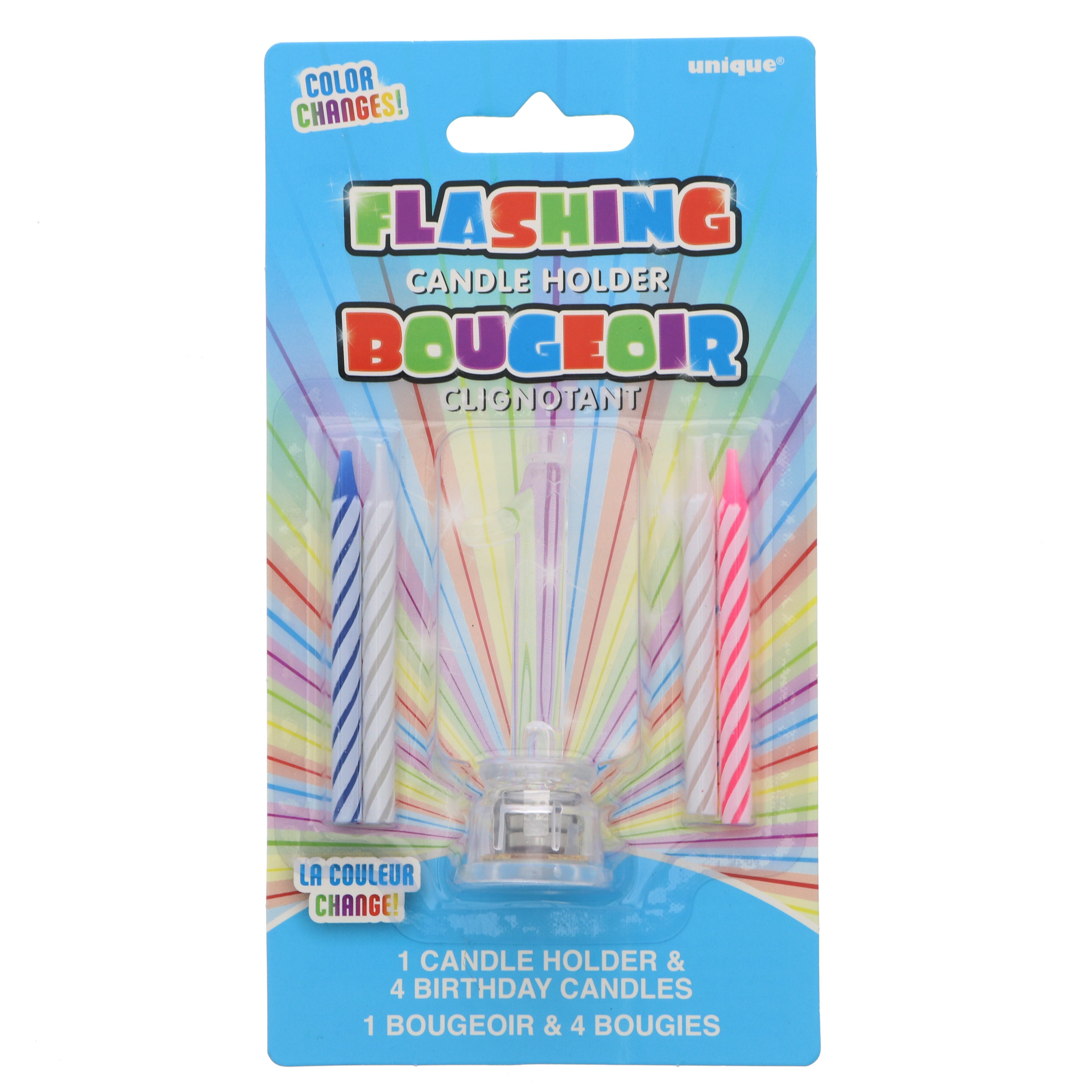 Unique Flashing Candle Holder With Birthday Candle 1 Shop Kitchen Dining At H E B