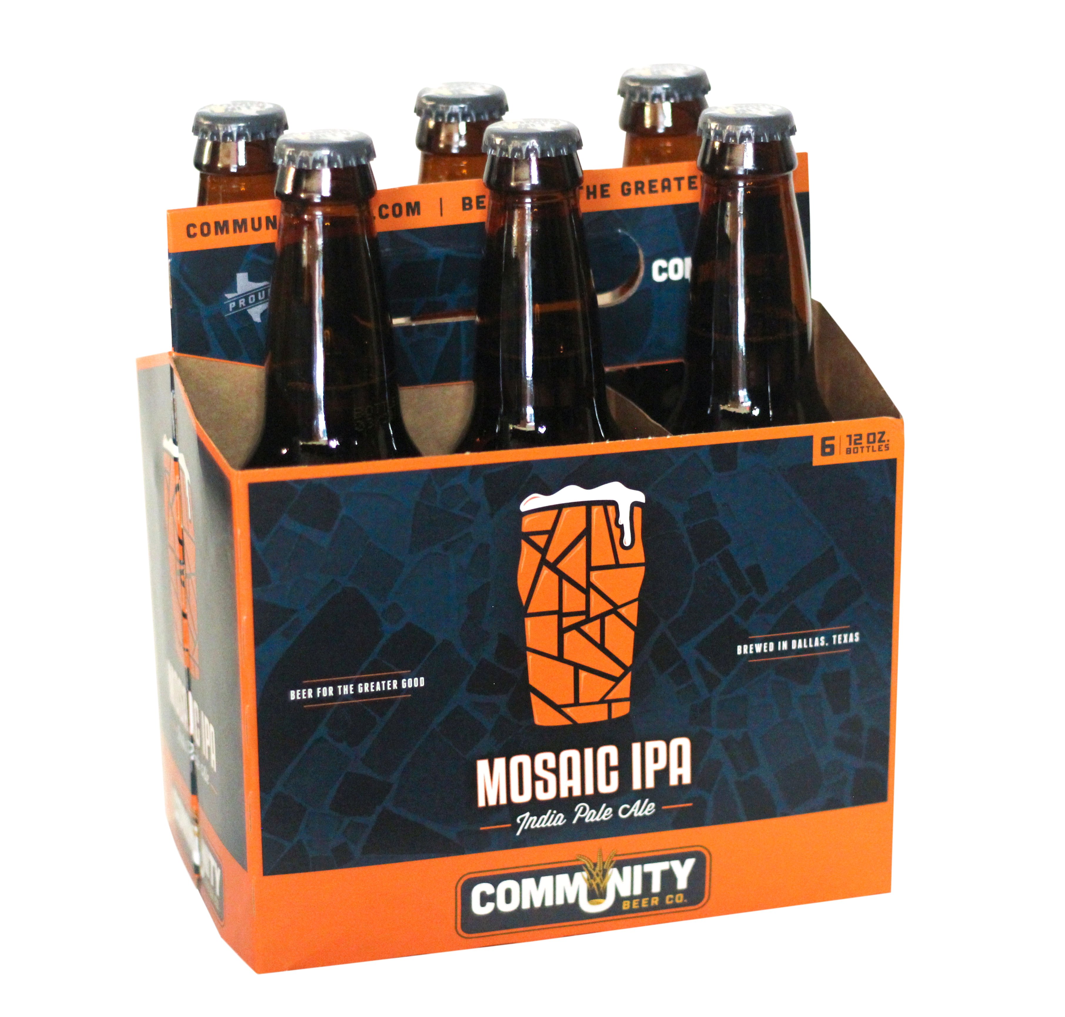 Community Beer Mosaic IPA Beer 6 pk Bottles Shop Beer at HEB
