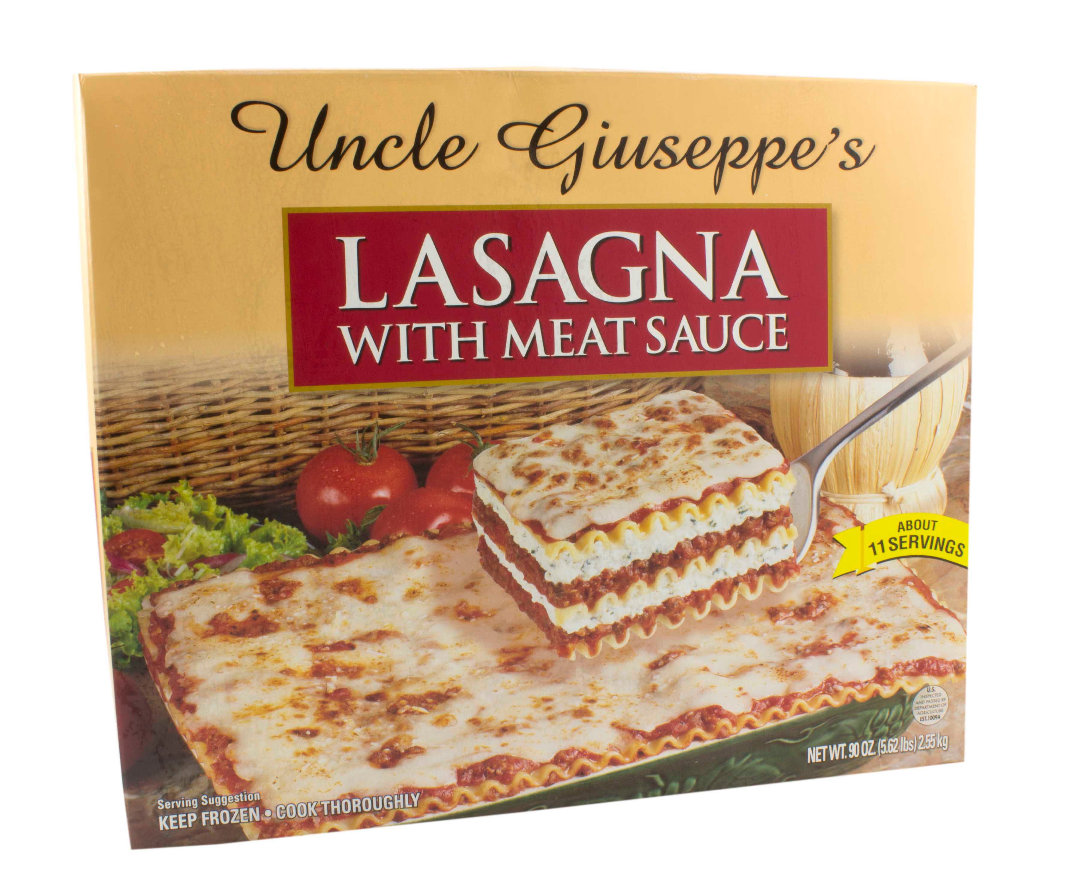 Uncle Giuseppe's Lasagna with Meat Sauce Shop Entrees & sides at HEB