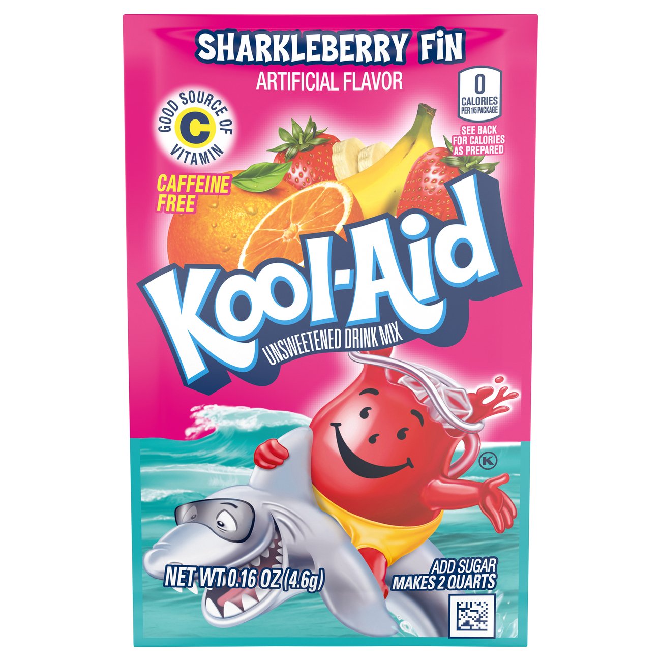 KoolAid Unsweetened Sharkleberry Fin Drink Mix Shop Mixes & Flavor