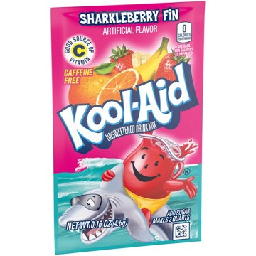 Kool-Aid Unsweetened Drink Mix Packet - Sharkleberry Fin