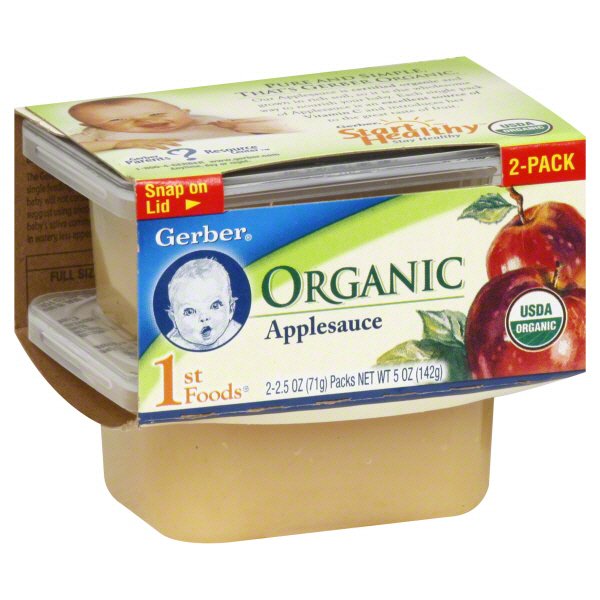 Gerber 1st Foods Organic Applesauce Shop Baby Food at HEB
