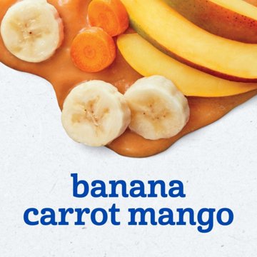 Gerber Stage 2 Baby Food - Banana Carrot & Mango, 4 oz Tubs