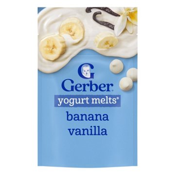 Gerber Snacks for Baby Yogurt Melts - Banana Vanilla, 1 oz