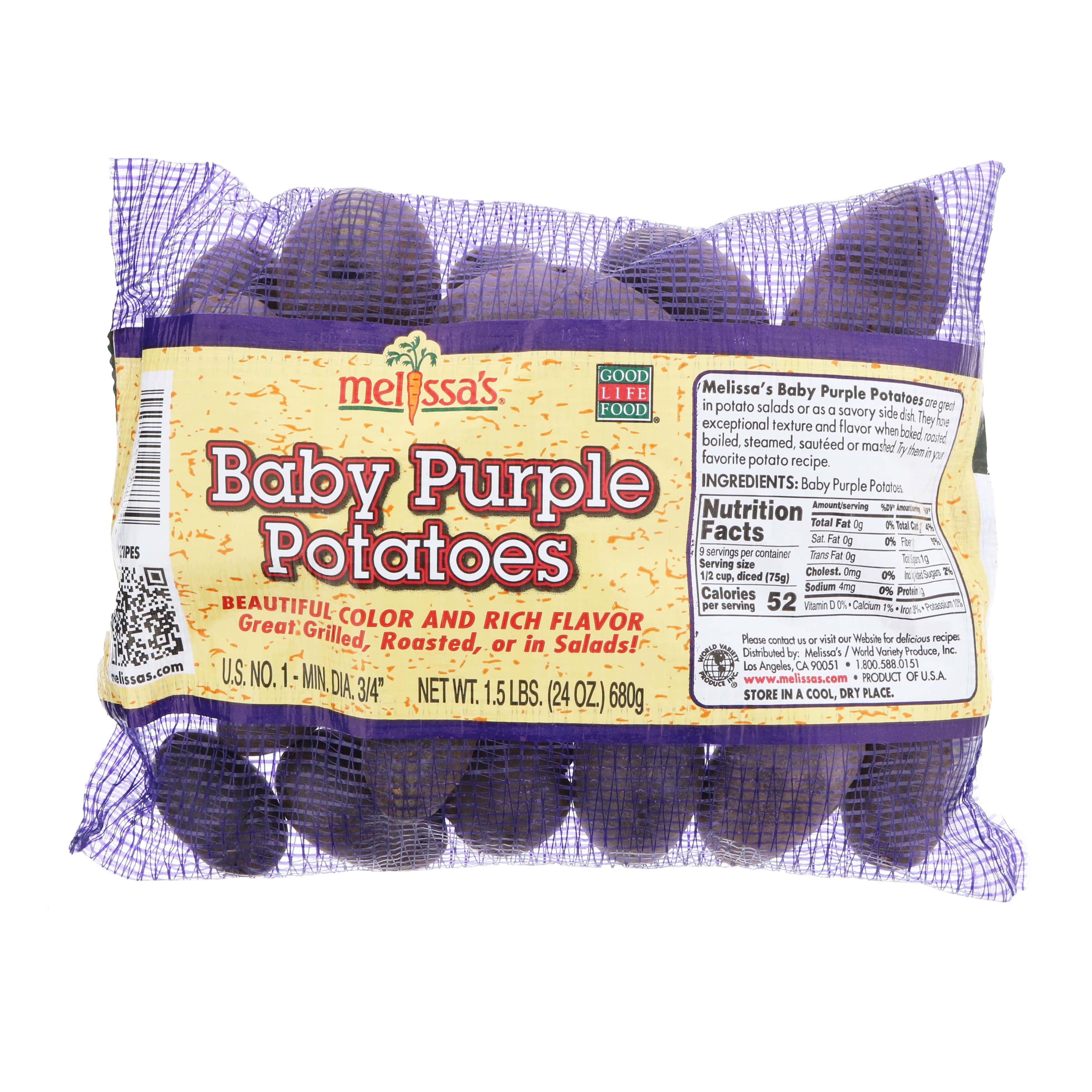 Melissa's Purple Potatoes - Shop Potatoes & Carrots at H-E-B
