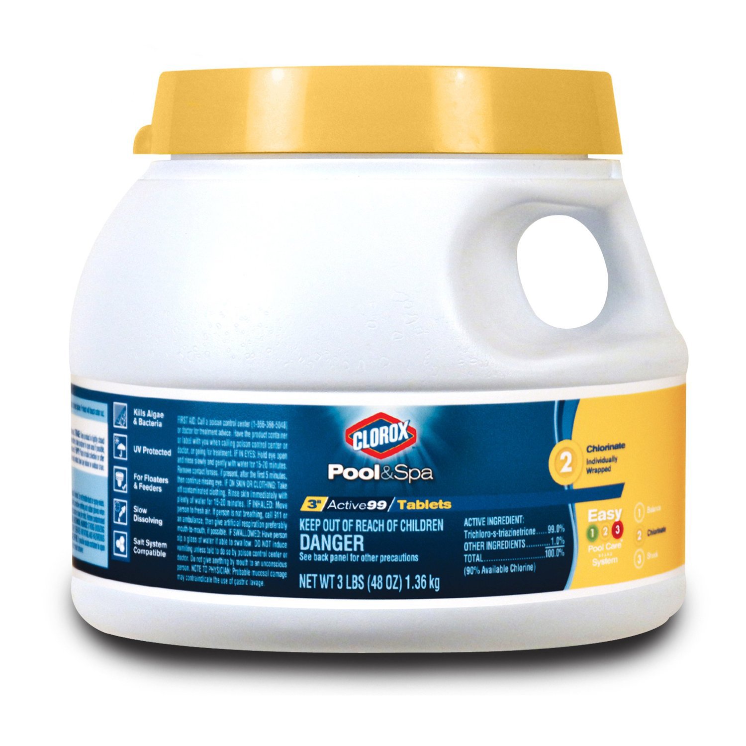 Clorox Pool&Spa Active 3 Inch 99 Chlorinating Tablets Shop Pool