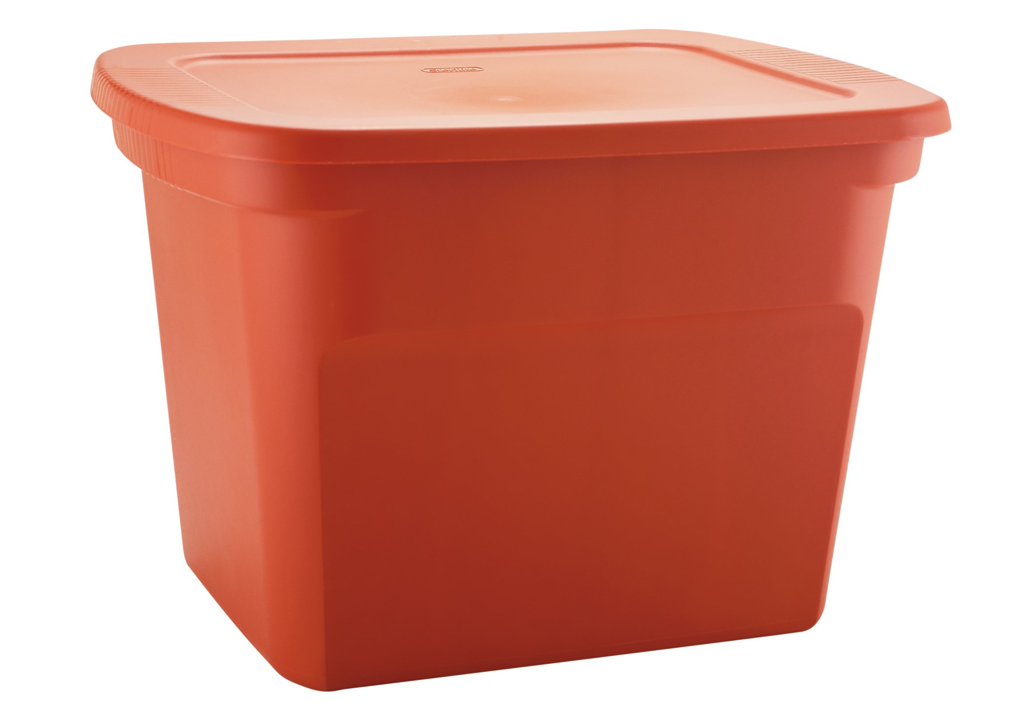 Sterilite Tote Burnt Orange Tote Shop Storage Bins at HEB