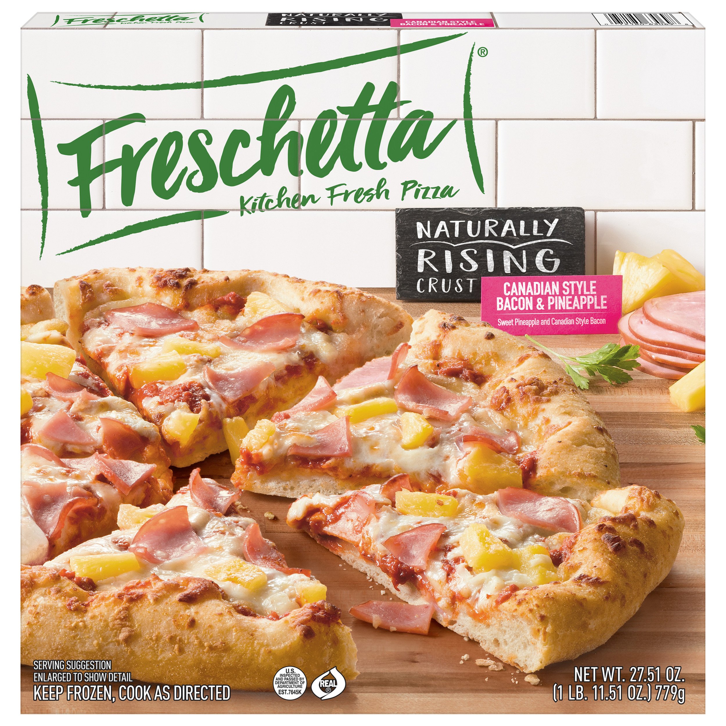 ジェレミーハイブリッド　チタノタパラサナ Freschetta Canadian Bacon & Pineapple Naturally Rising Crust