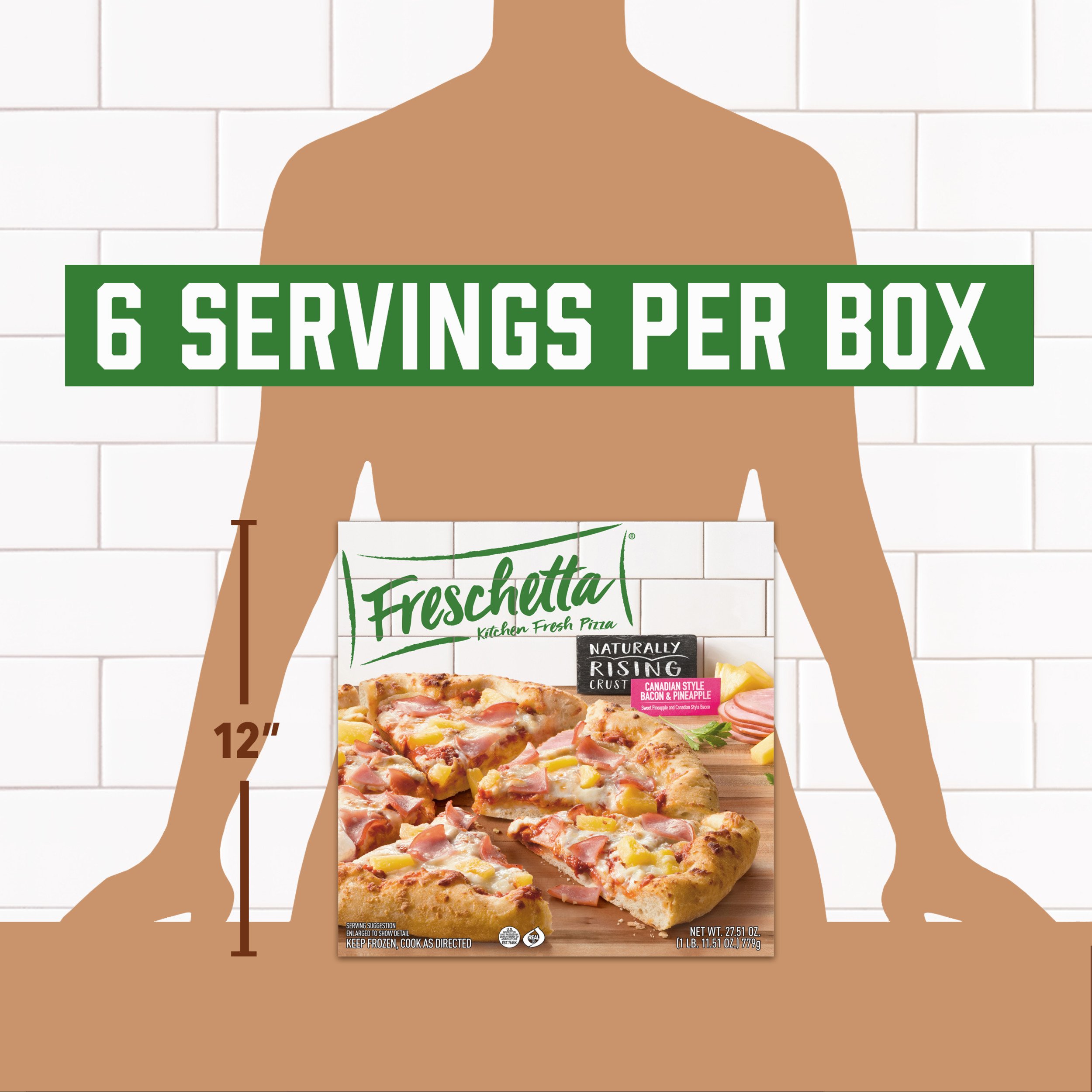 Freschetta Canadian Bacon & Pineapple Naturally Rising Crust