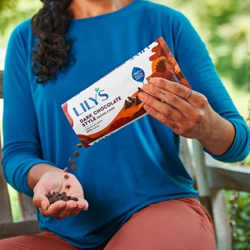 Lily's No Sugar Added Dark Chocolate-Style Baking Chips, 9 oz