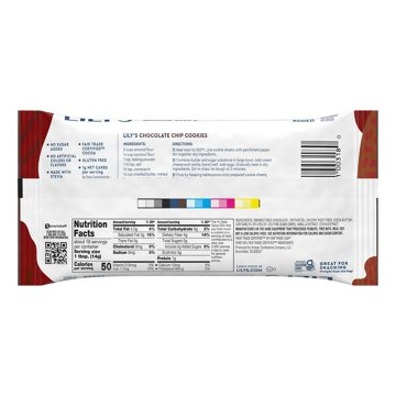 Lily's No Sugar Added Dark Chocolate-Style Baking Chips, 9 oz