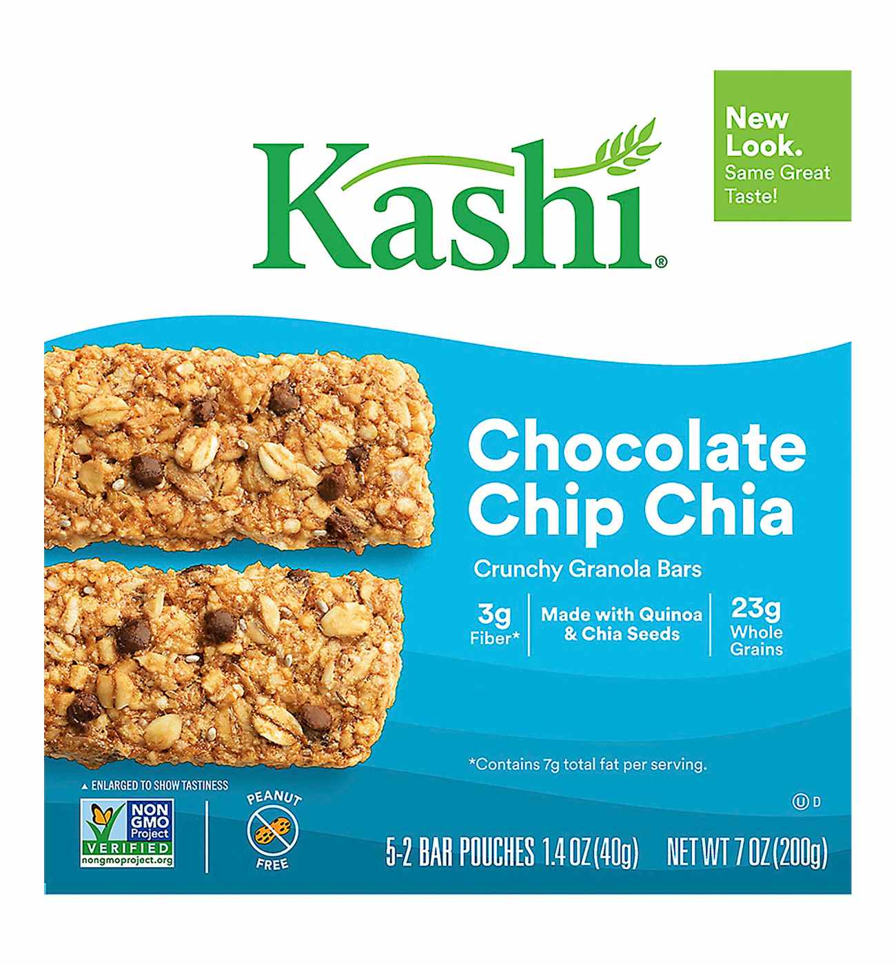 Kashi Crunchy Granola Bars Chocolate Chip Chia; image 3 of 8