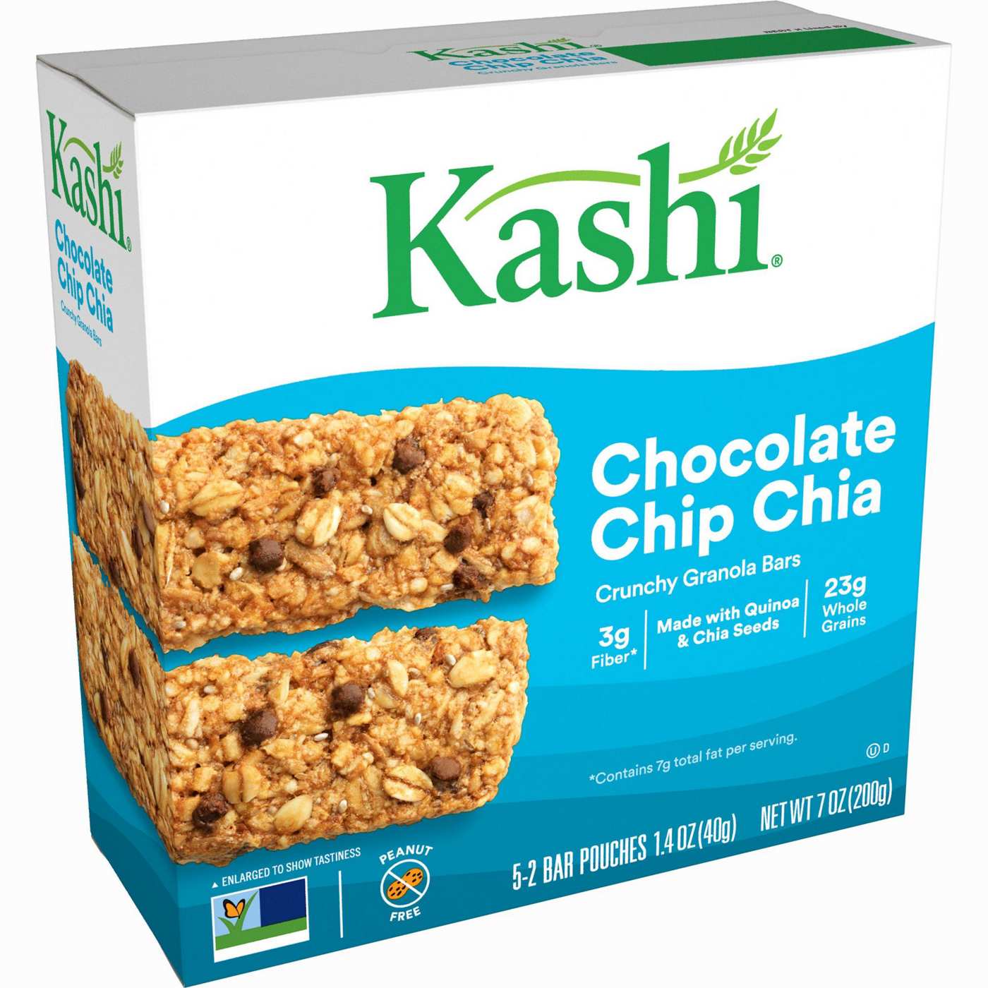 Kashi Crunchy Granola Bars Chocolate Chip Chia; image 5 of 8