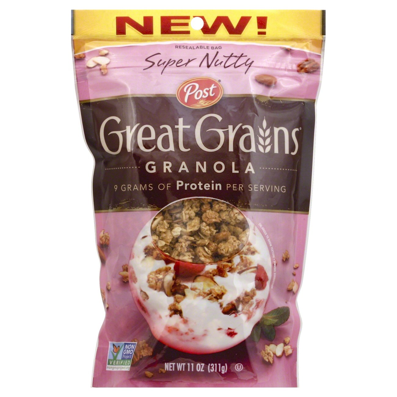 Post Great Grains Protein Granola Super Nutty Shop Granola & Snack