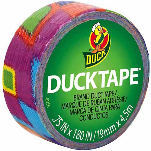 Duck Ikat Fever Duct Tape 5 Yards Shop Adhesives & tape at HEB