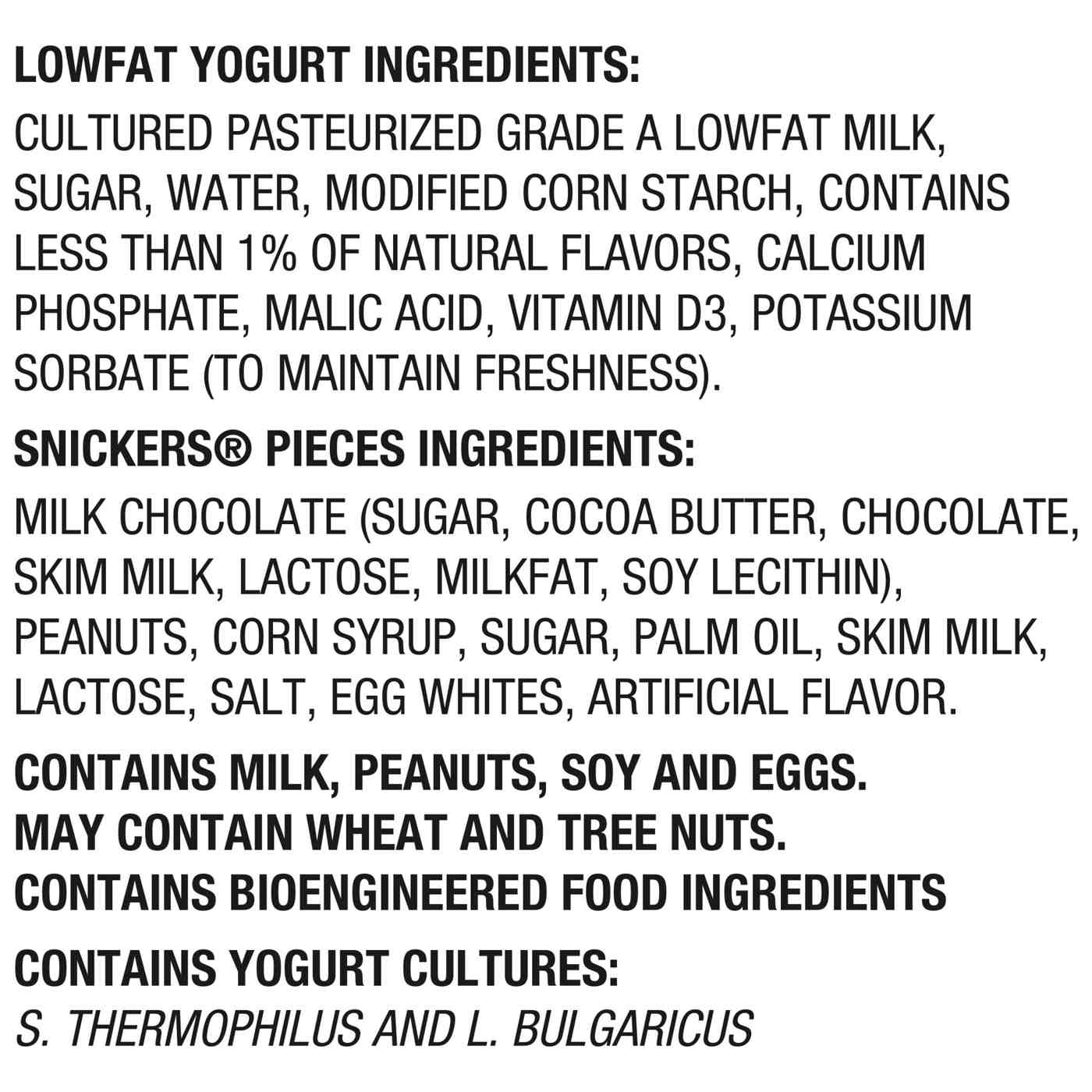 YoCrunch Low-Fat Vanilla with Snickers Yogurt; image 2 of 9