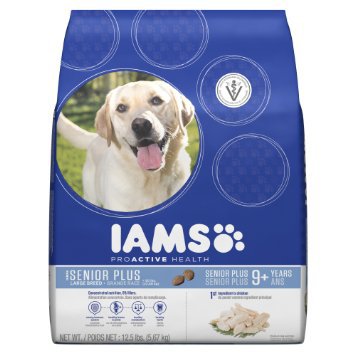 Iams senior hot sale plus