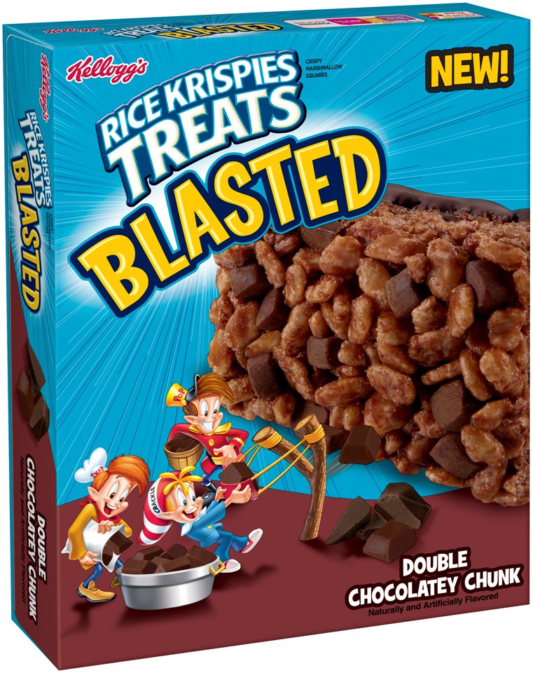 Kellogg's Rice Krispies Treats Blasted Double chocolatey chunk Shop