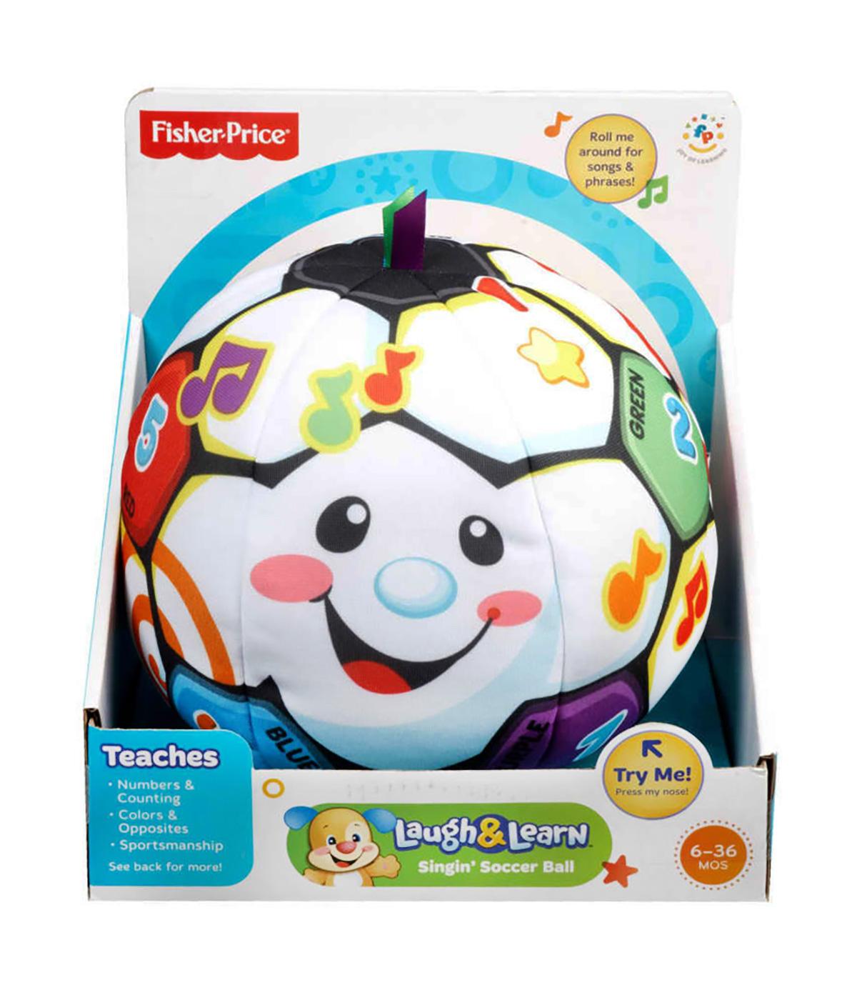 Fisher-Price Laugh & Learn Singin' Soccer Ball; image 1 of 3