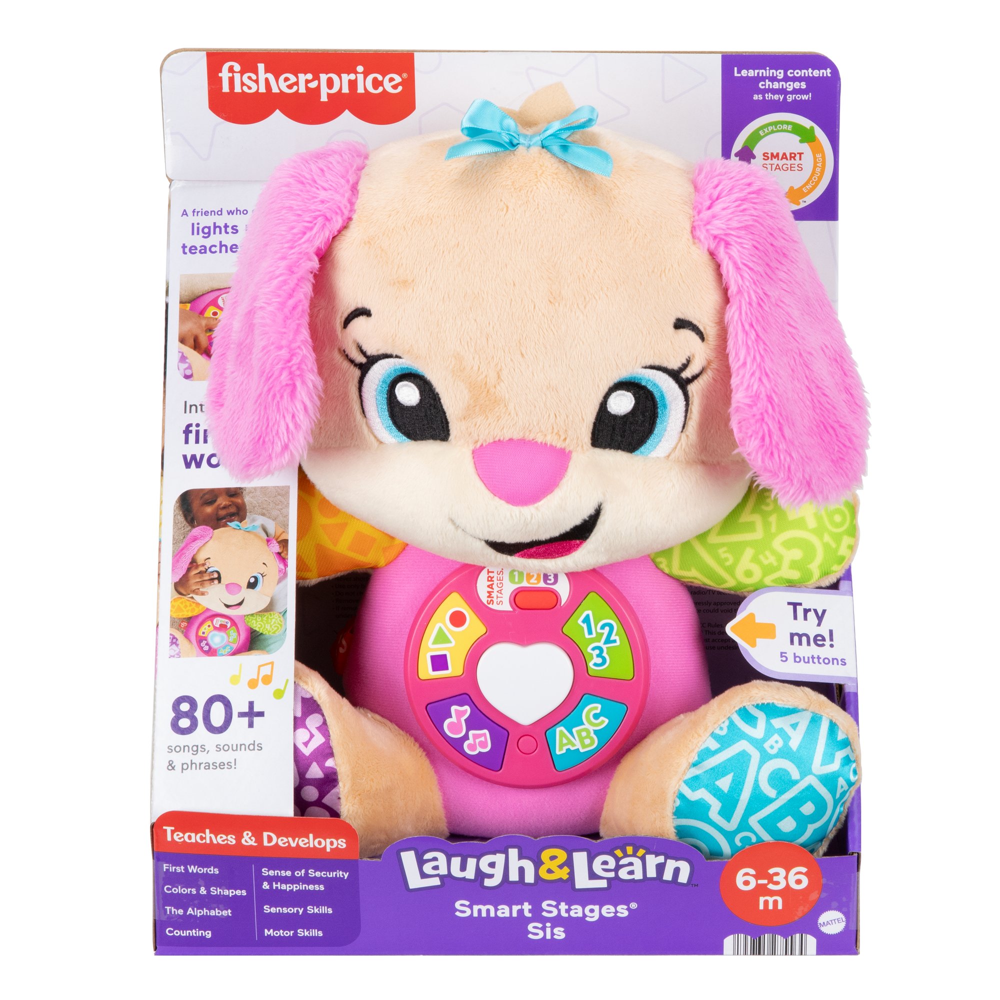 Fisher-Price Laugh & Learn Love to Play Puppy Dog Learning Toy ABC