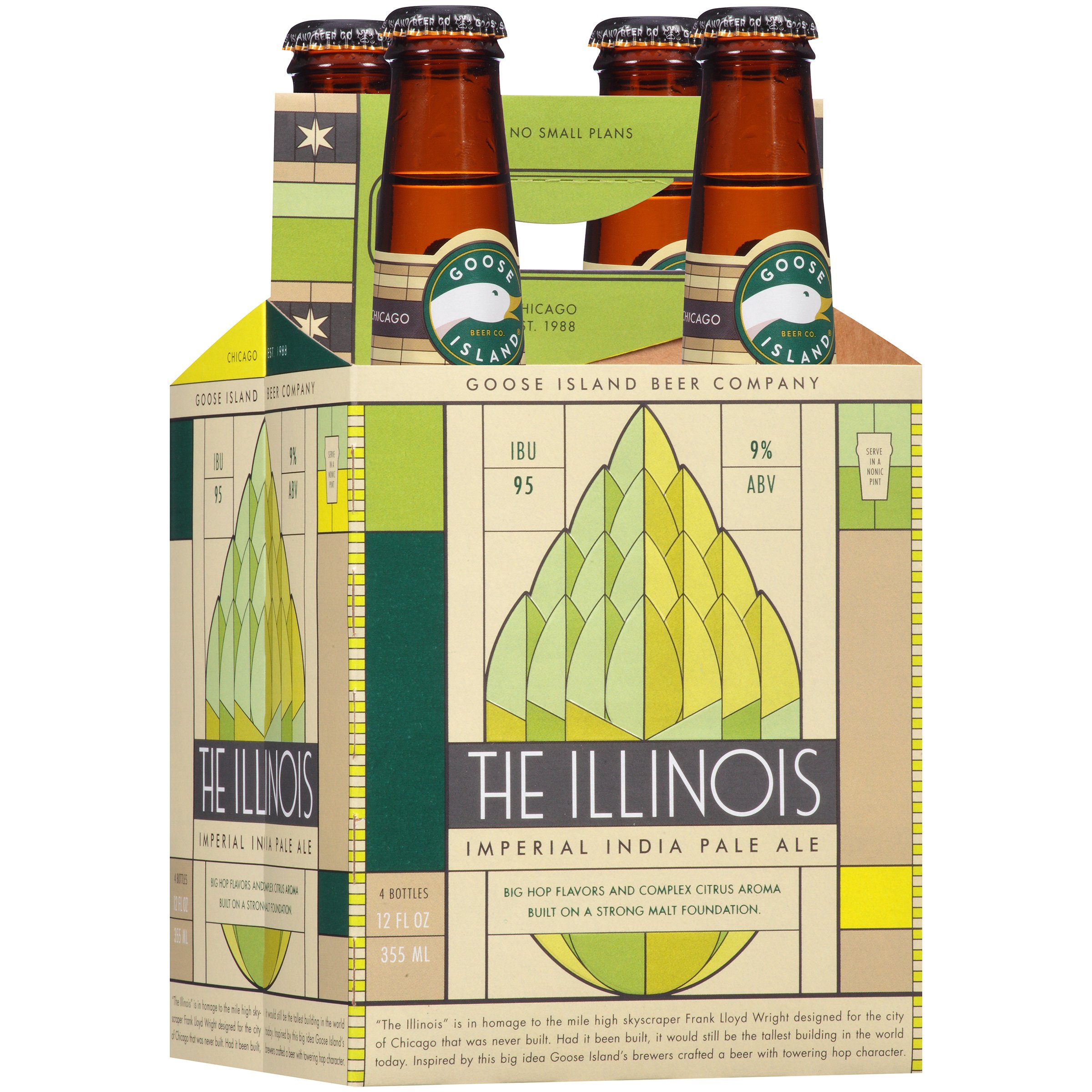 Goose Island The Illinois Imperial Indian Pale Ale 4 pk Bottles Shop