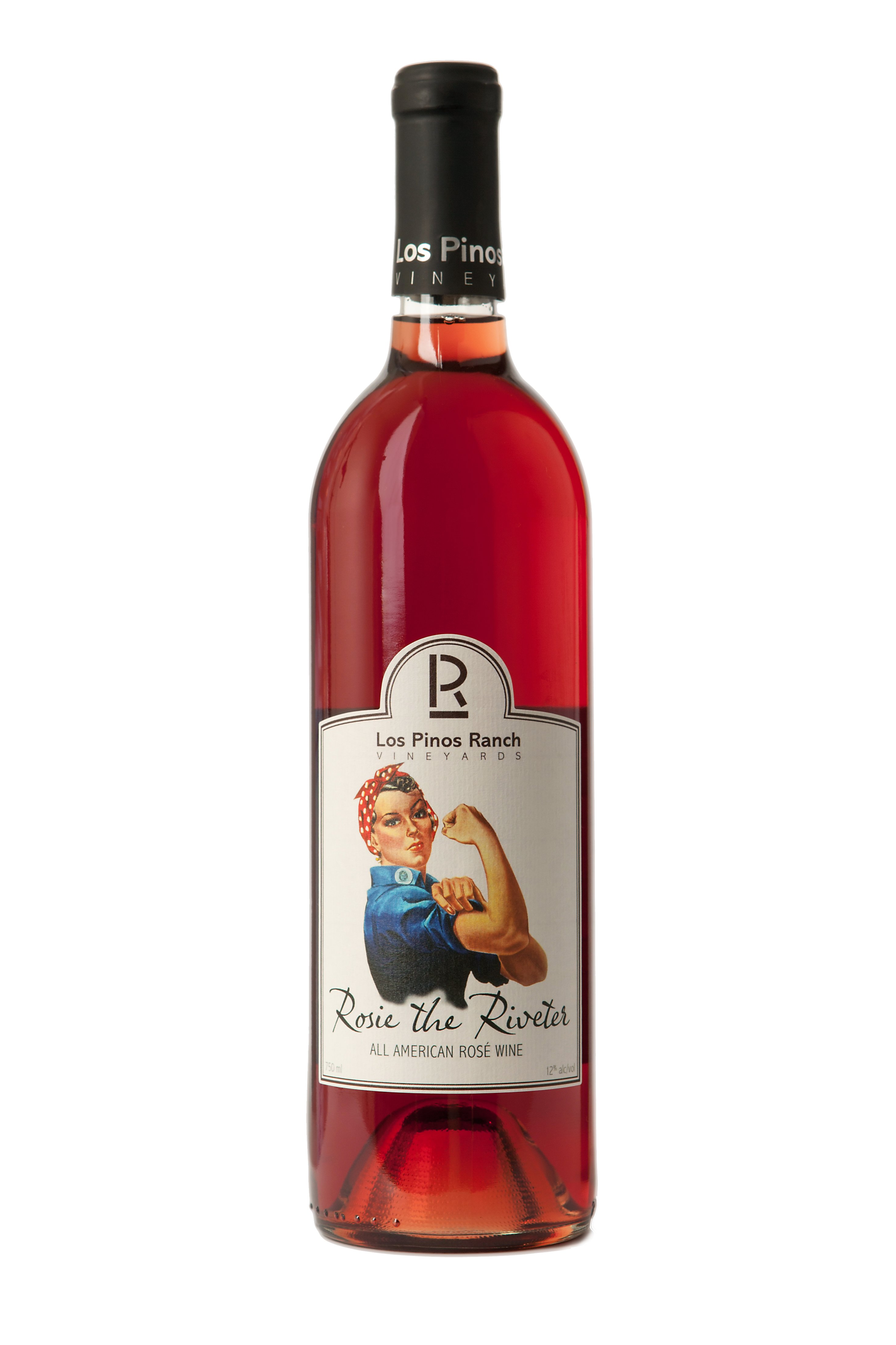Los Pinos Ranch Vineyards Rosie the Riveter Rose Shop Wine at HEB