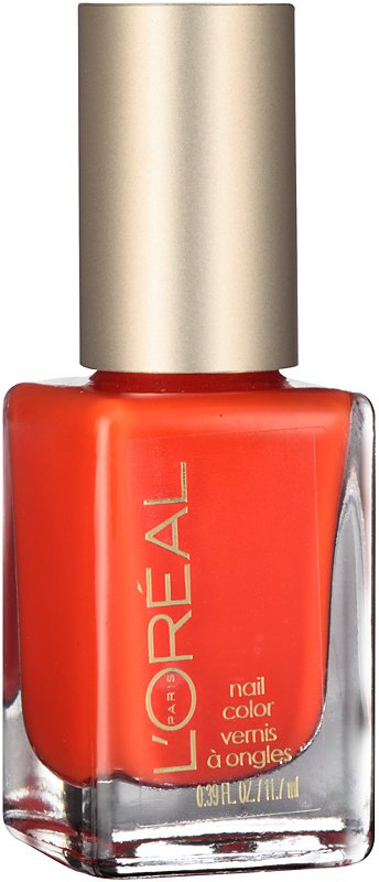 L'Oréal Paris Colour Riche Neon Nail Polish Energetic Tangerine - Shop Nails  at H-E-B