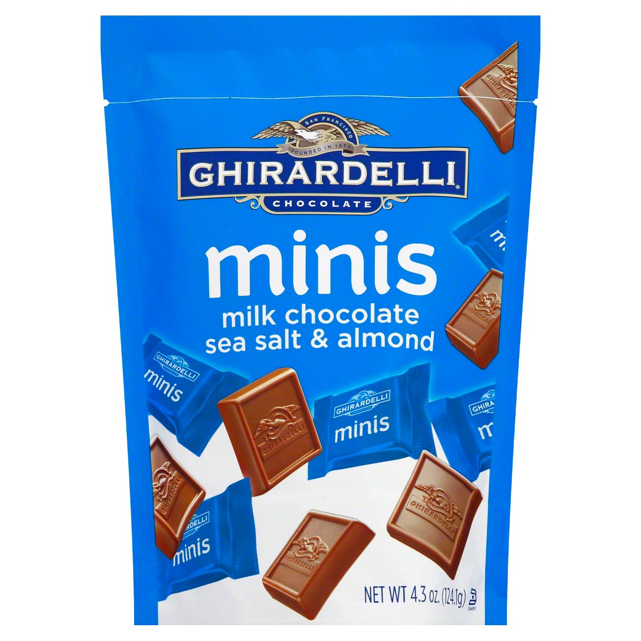 Ghirardelli Chocolate Milk Chocolate Sea Salt & Almond Minis Shop at