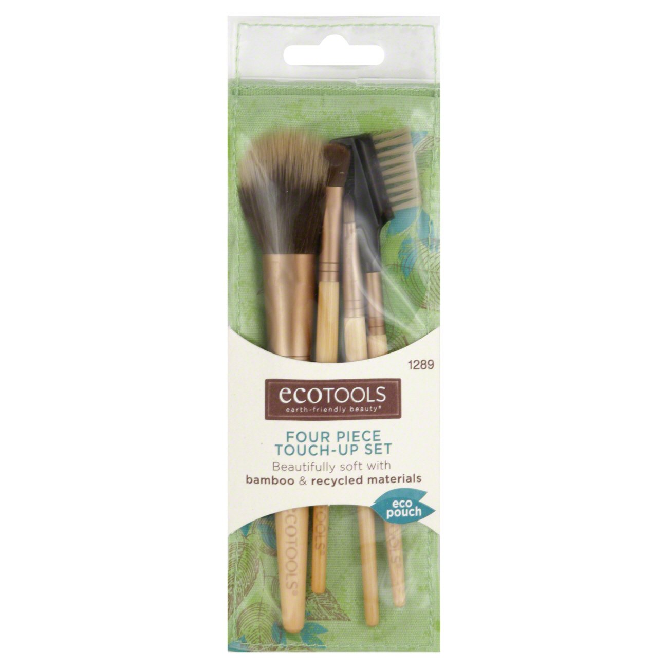 4-Piece Bamboo Makeup Brush Set
