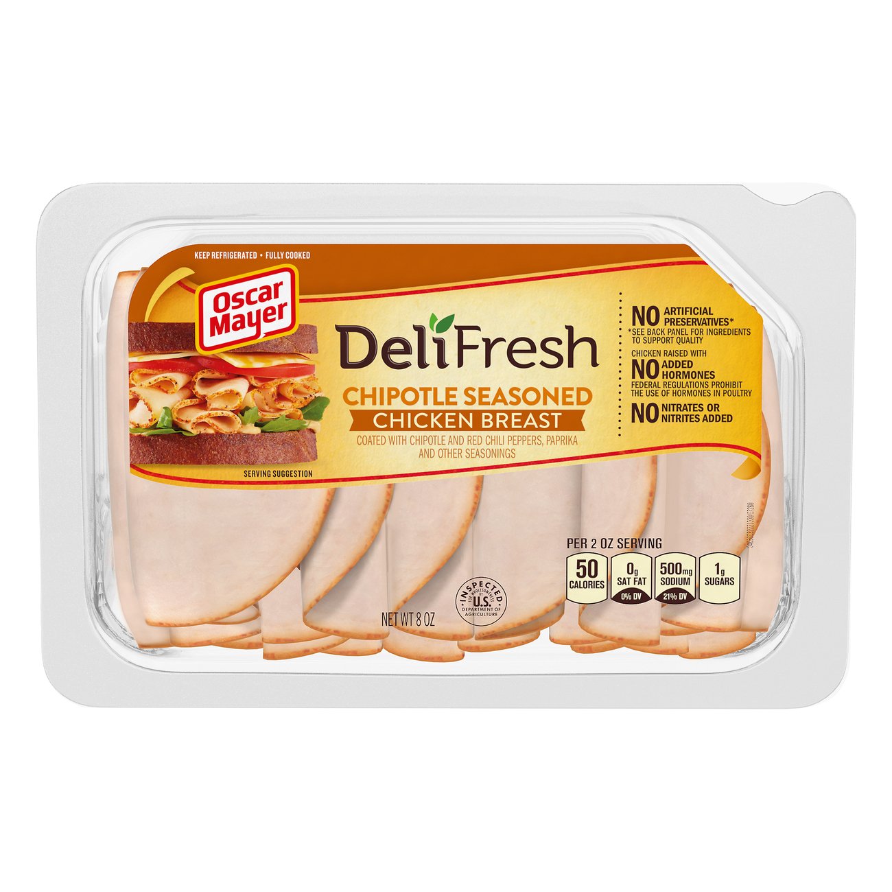 Oscar Mayer Deli Fresh Bold Chipotle Seasoned Chicken Breast - Shop ...