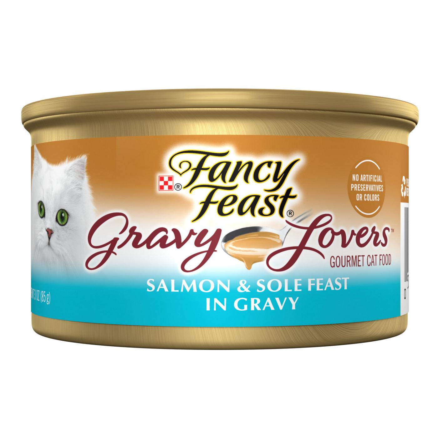 Fancy Feast Purina Fancy Feast Gravy Lovers Salmon and Sole Feast