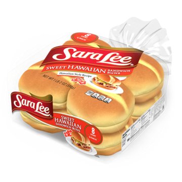 Sara Lee Hawaiian Sandwich Buns, 8 ct