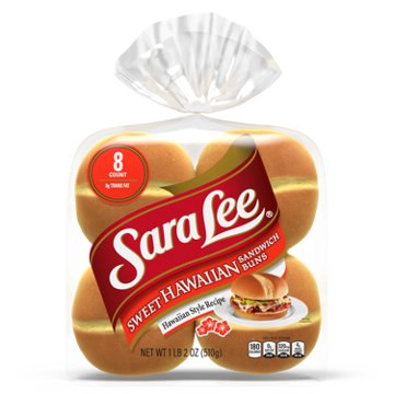 Sara Lee Hawaiian Sandwich Buns, 8 ct