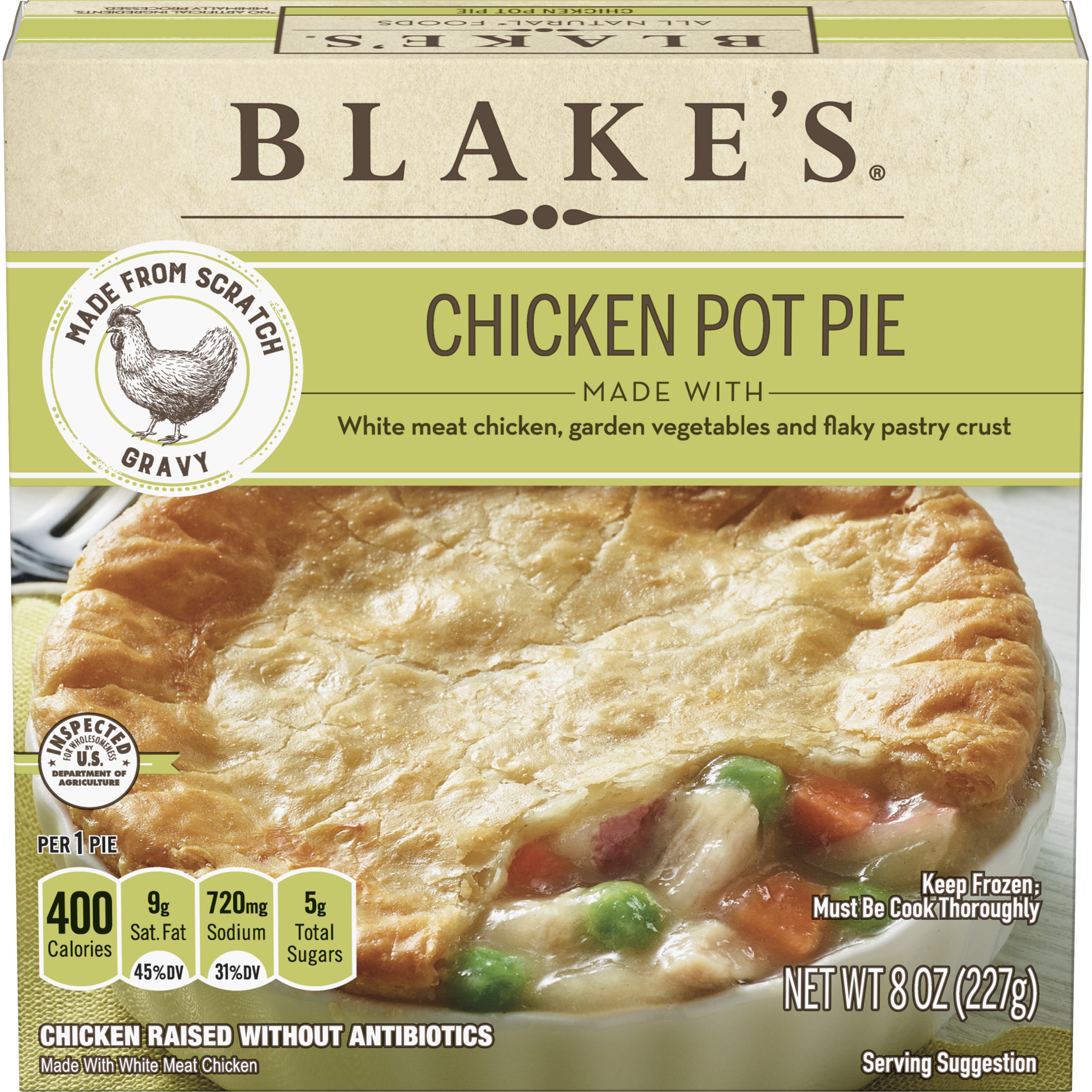 Blake's AllNatural Chicken Pot Pie Frozen Meal Shop Entrees & sides