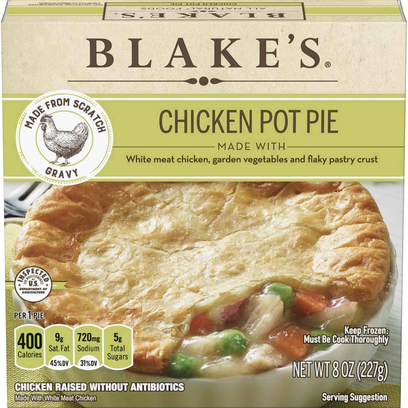 Blake's All-Natural Chicken Pot Pie Frozen Meal; image 1 of 7
