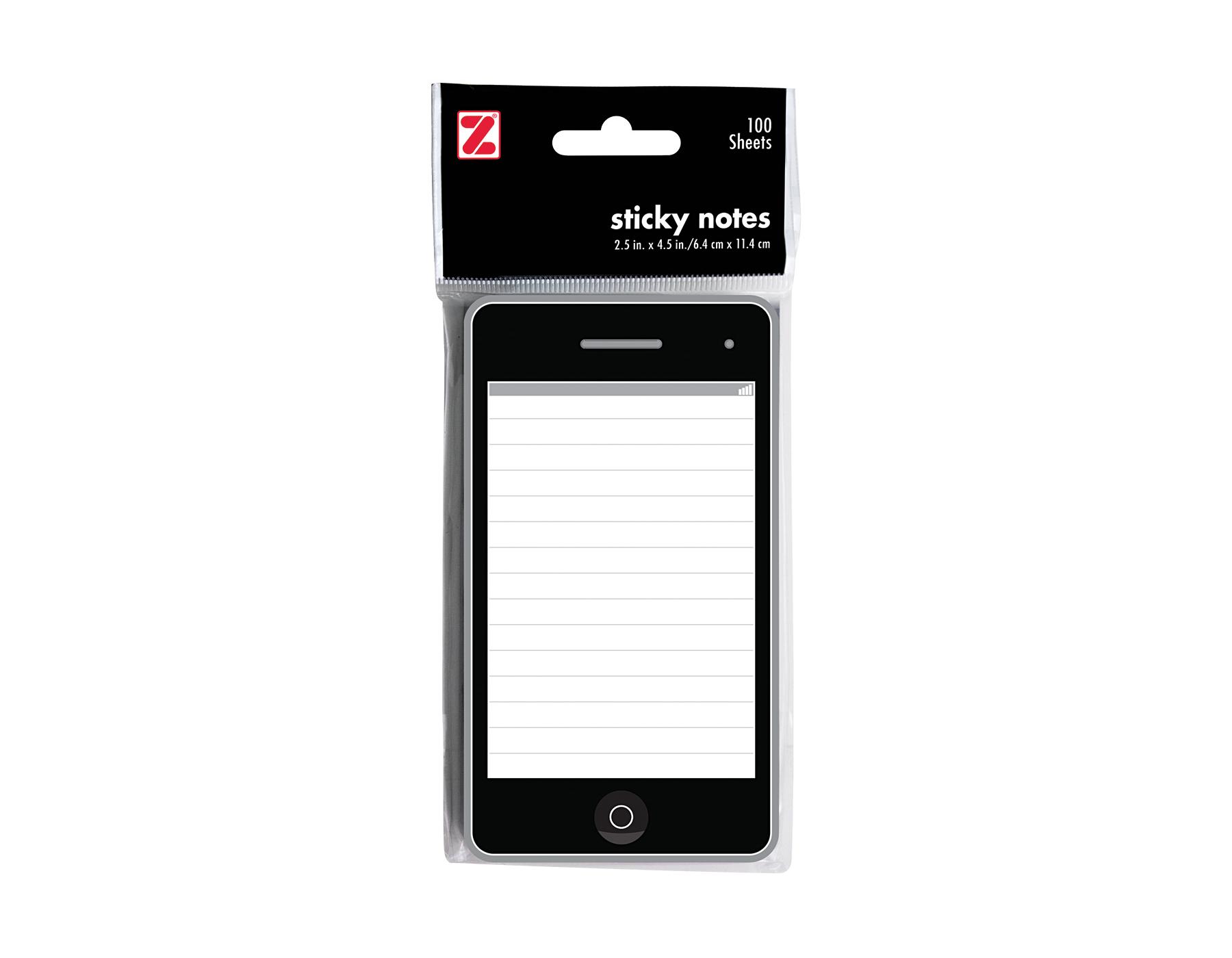 Z International Phone Tech Notes, 100 Sheets - Shop Sticky notes ...